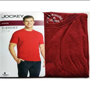JOCKEY T-SHIRT ROUND NECK T-SHIRT 2714 ATHLEISURE SHANGHA RED ALL COLOR SIZE XL